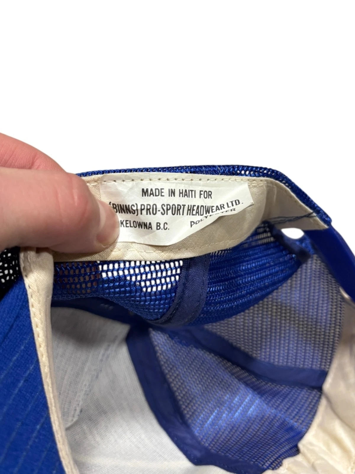 Vintage 1990s Blue Toronto Maple Leafs Hat - OSFA - NHL Hockey Snapback