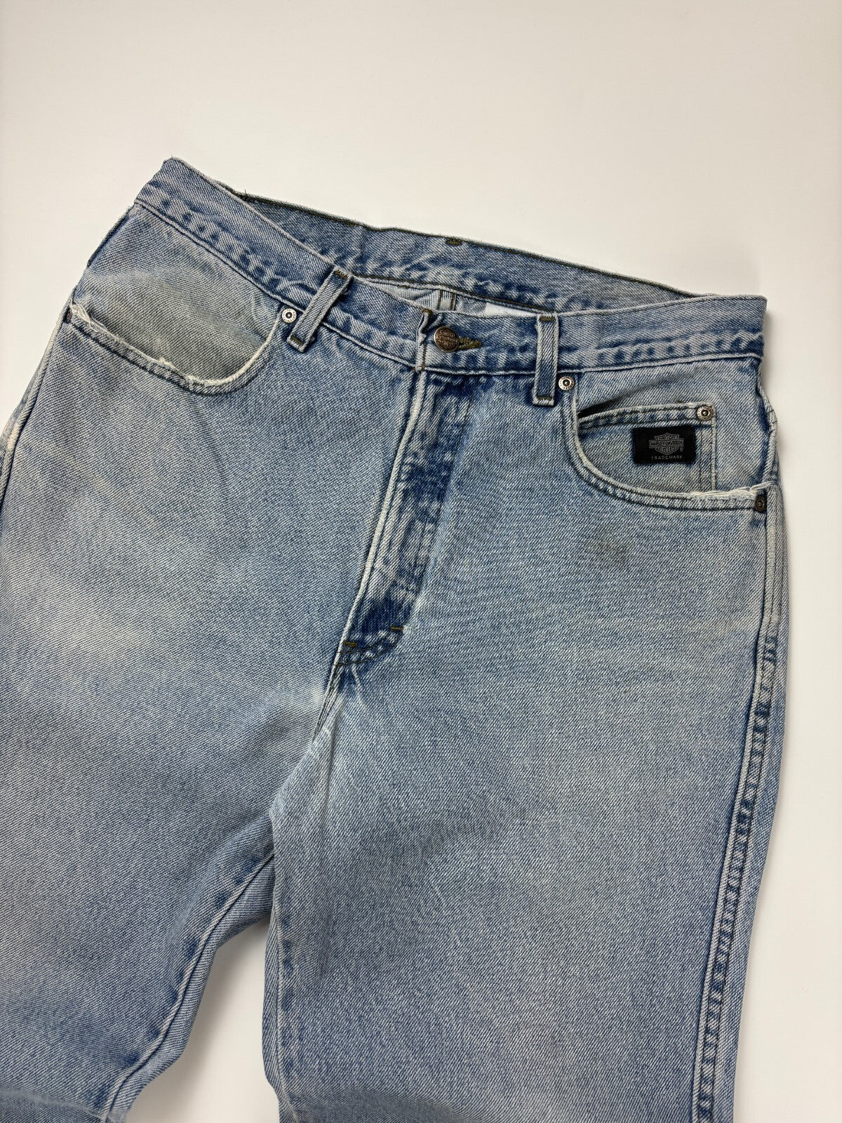 Vintage Harley Davidson Distressed Jeans
