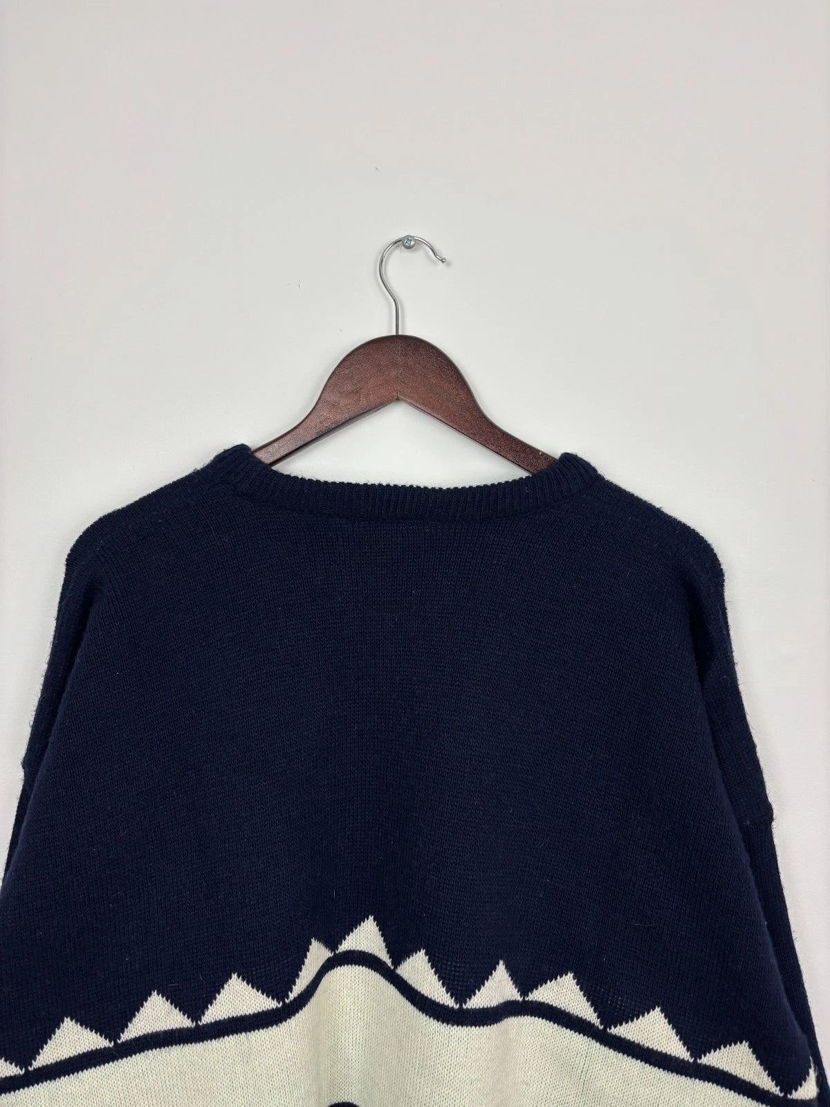 Vintage 1990s Blue Ireland Knit Sweater - Size XXL