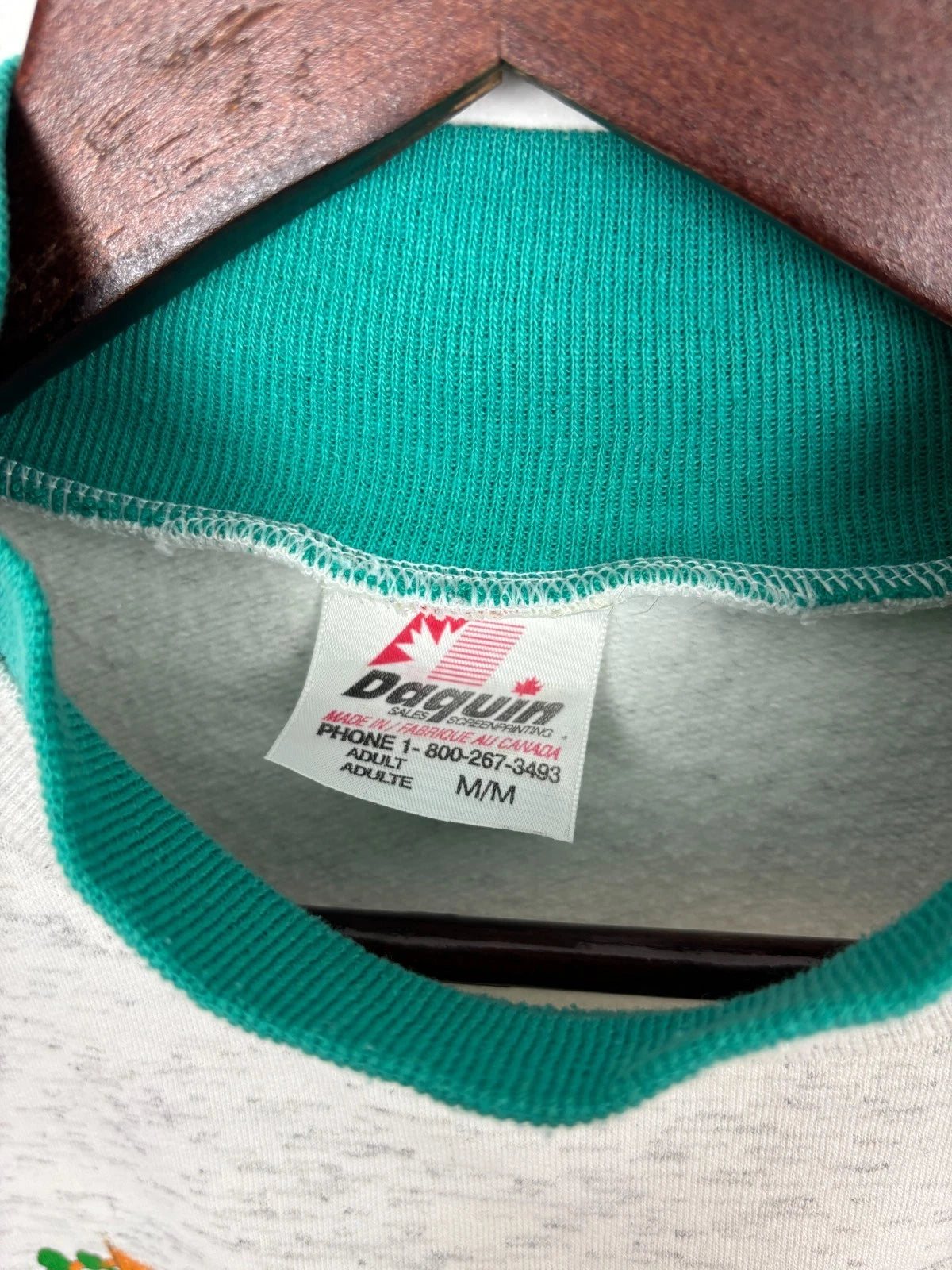 Vintage 1990s Black Bear Sweatshirt - Gray Cute Animal Graphic - Size Medium