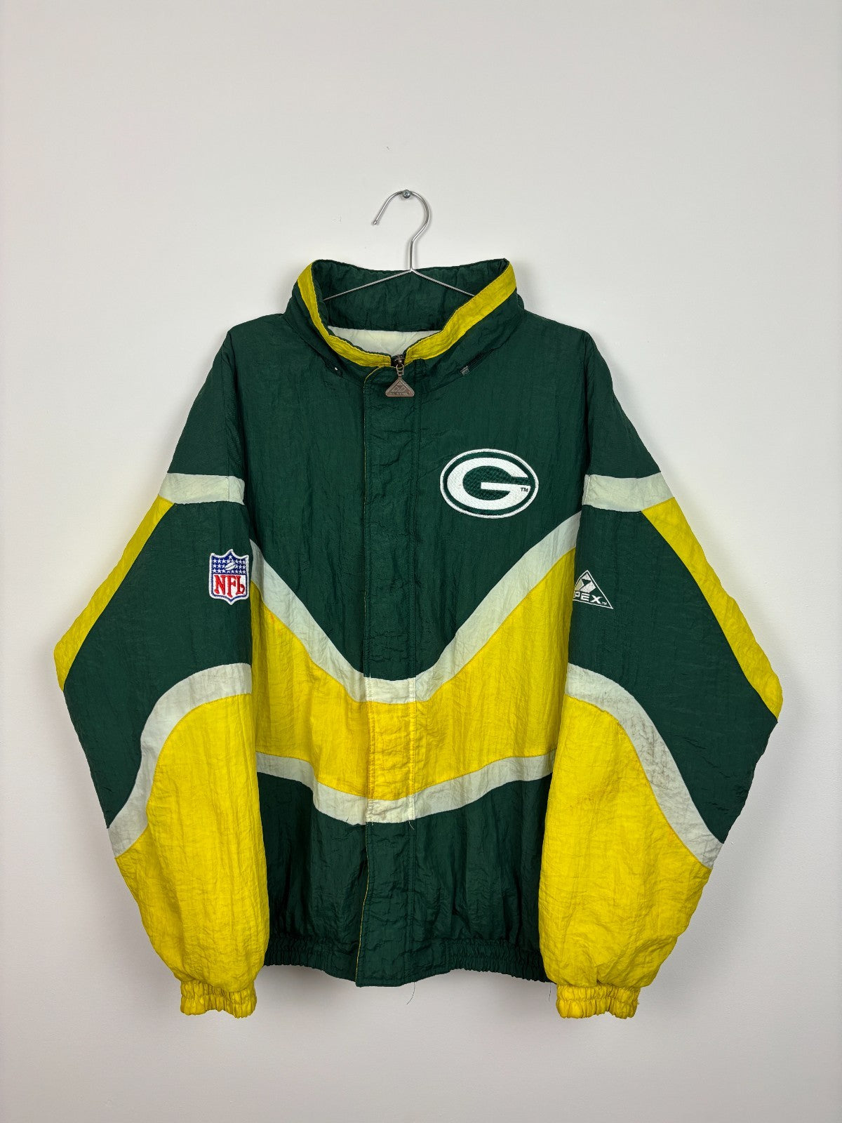 1990s Vintage Apex Green Bay Packers Jacket