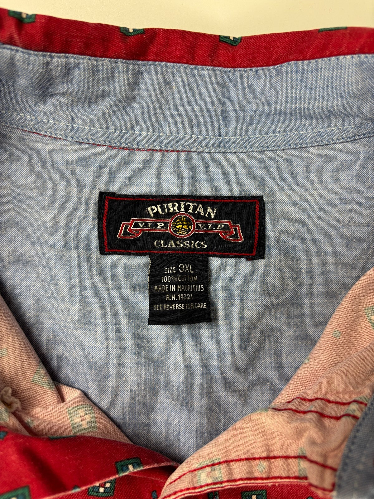 Vintage Puritan Classics Button Up Shirt