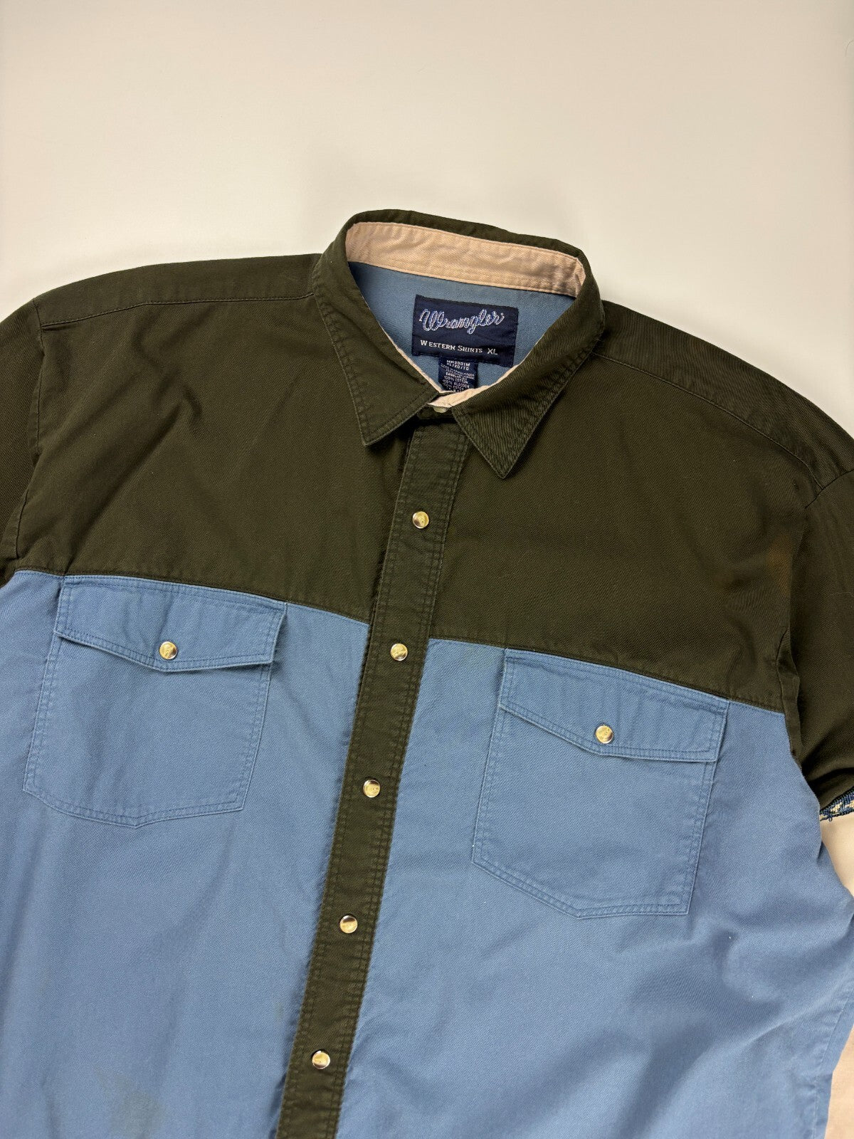 Vintage Wrangler Western Button Up Shirt