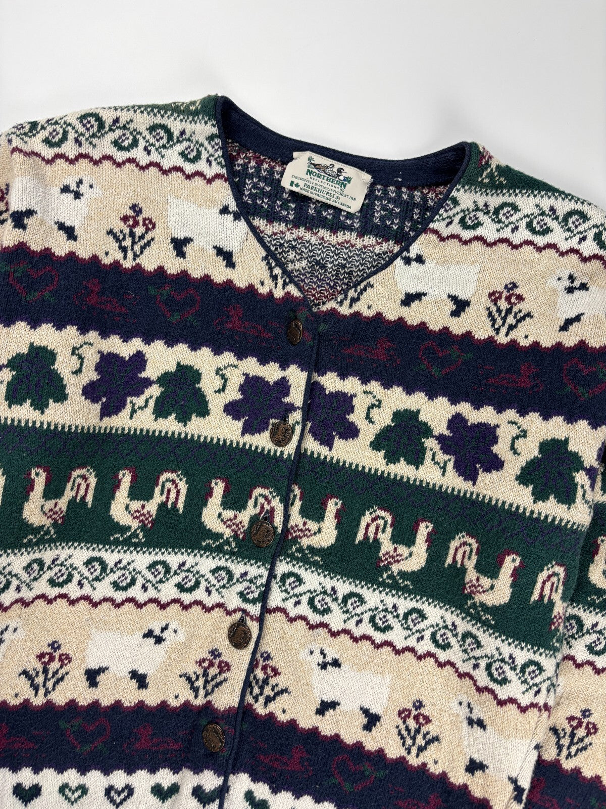 Vintage Northern Reflections Knit Sweater