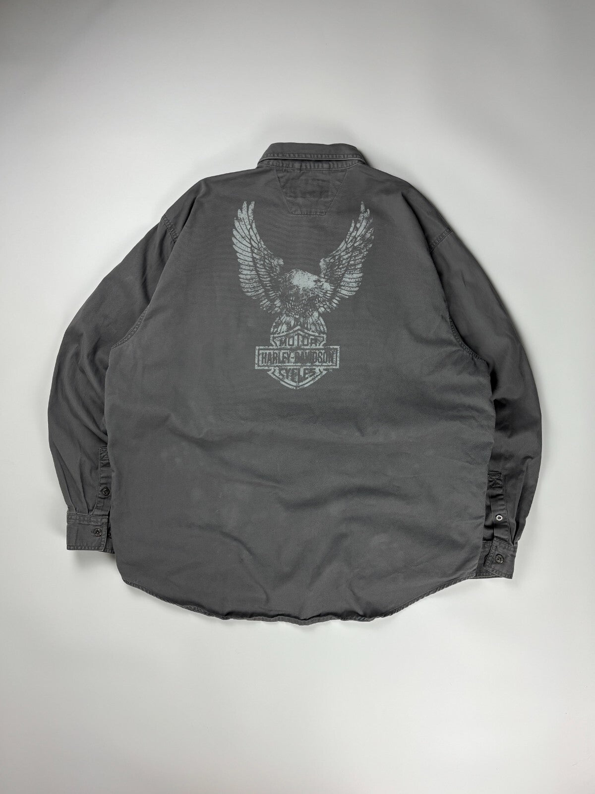 Vintage Harley Davidson Eagle Button Up Shirt