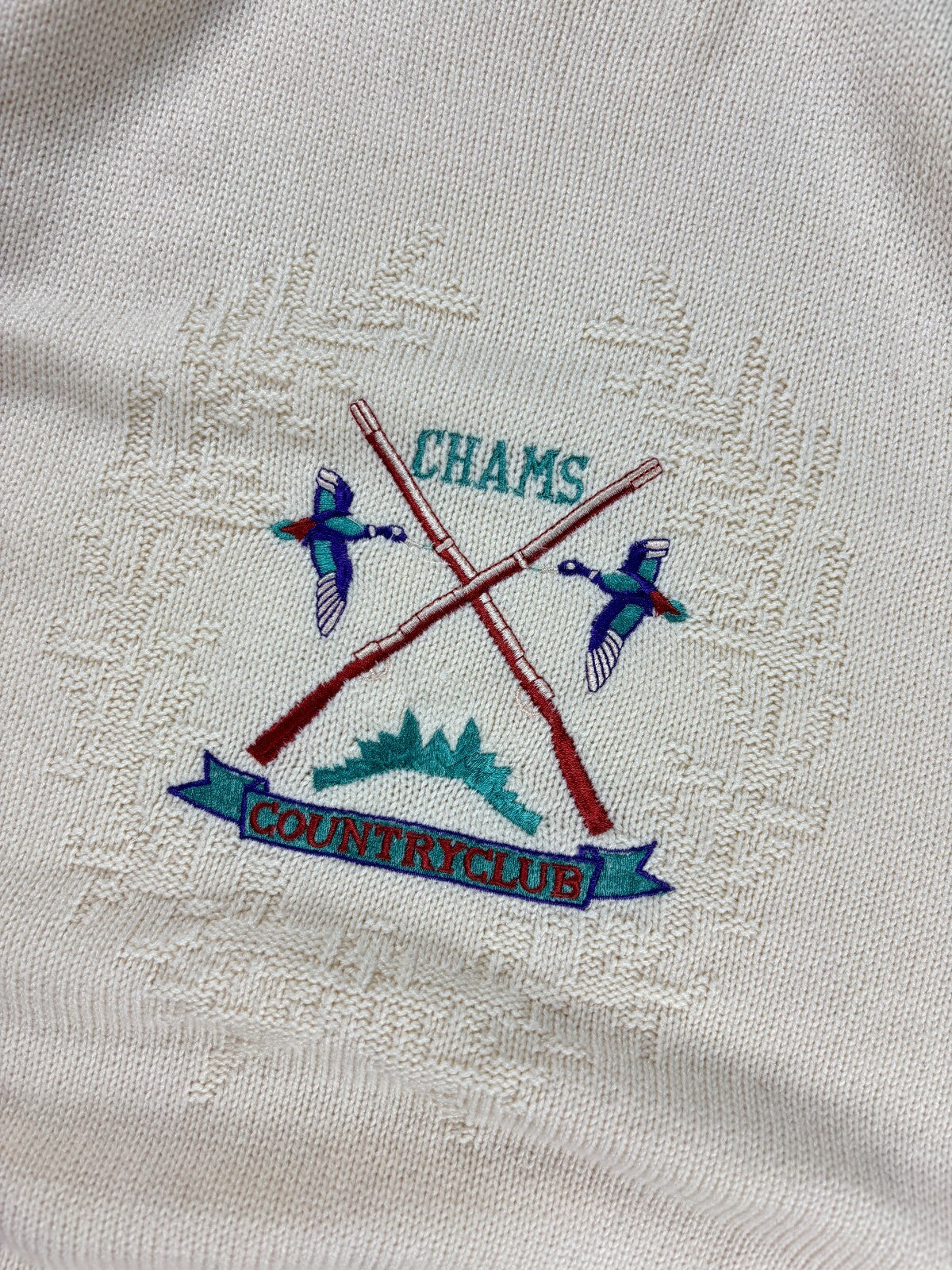 Vintage Chams Country Club Knit Sweater