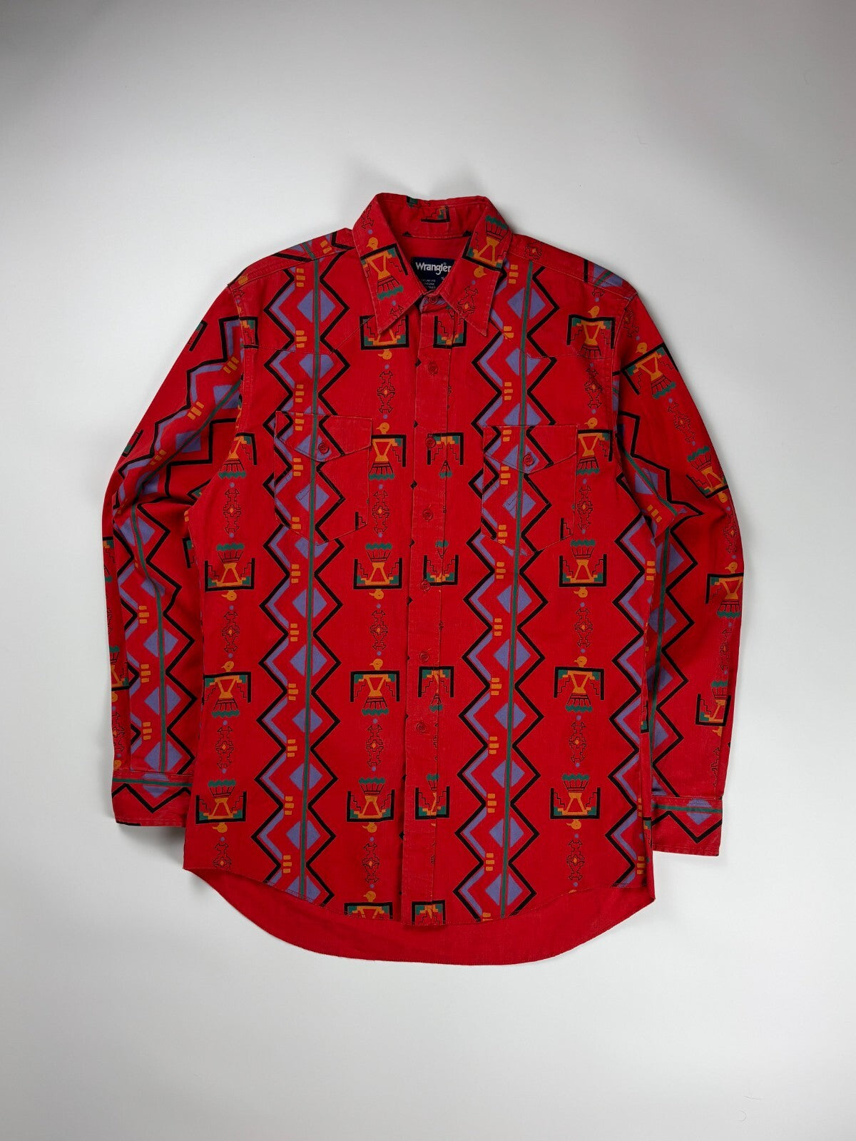 Vintage Wrangler Western Button Up Shirt