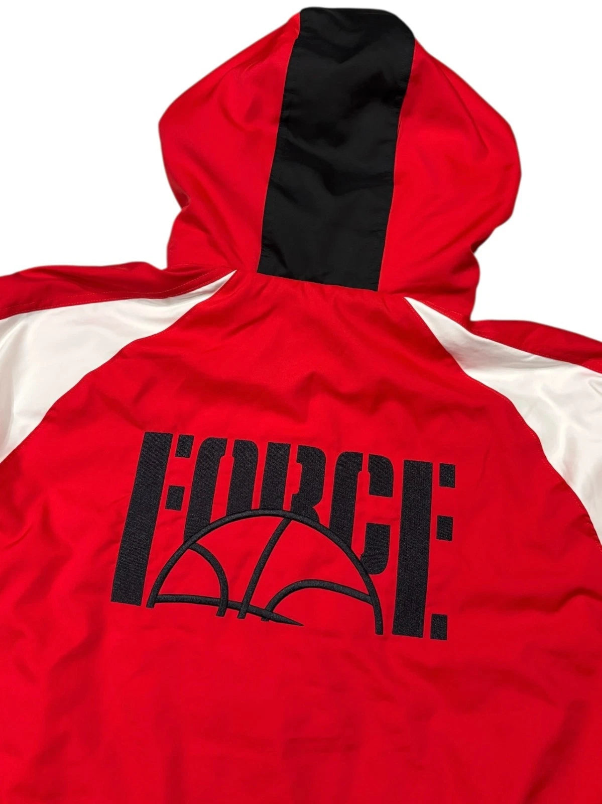 Vintage Nike Windbreaker Jacket - Size Large - Red & Black - Streetwear Coat