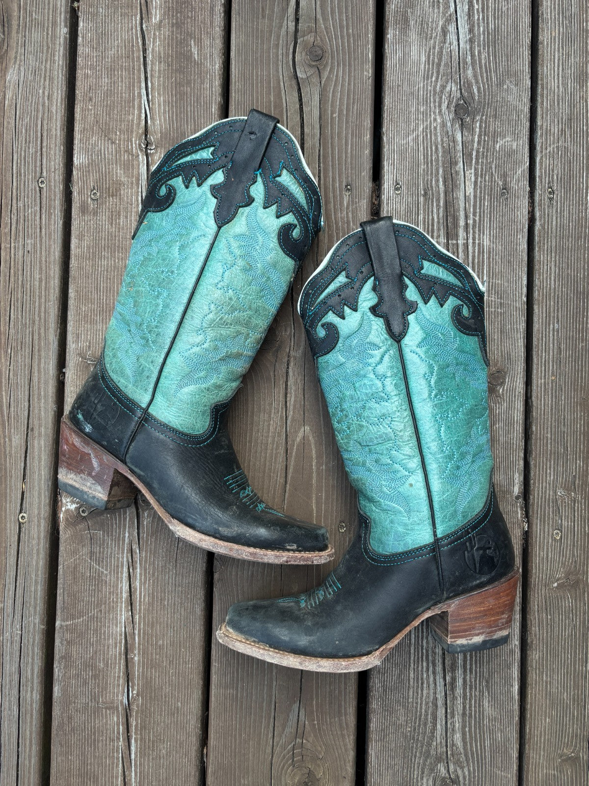 Vintage Reyme Leather Cowboy Boots