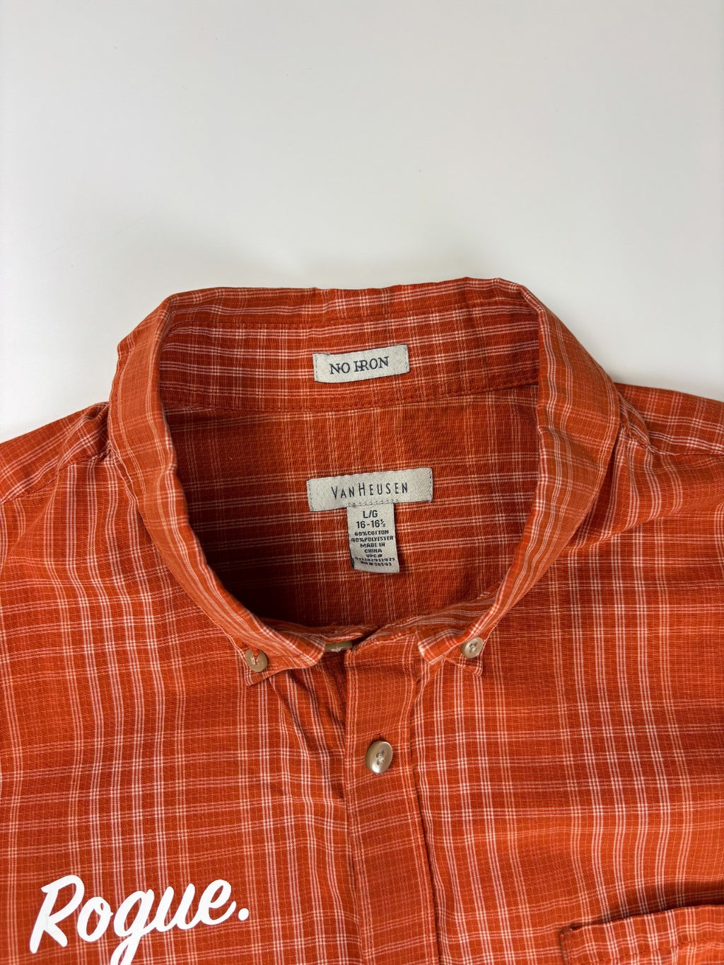 Vintage Roguehaus Plaid Cropped Button Up Shirt