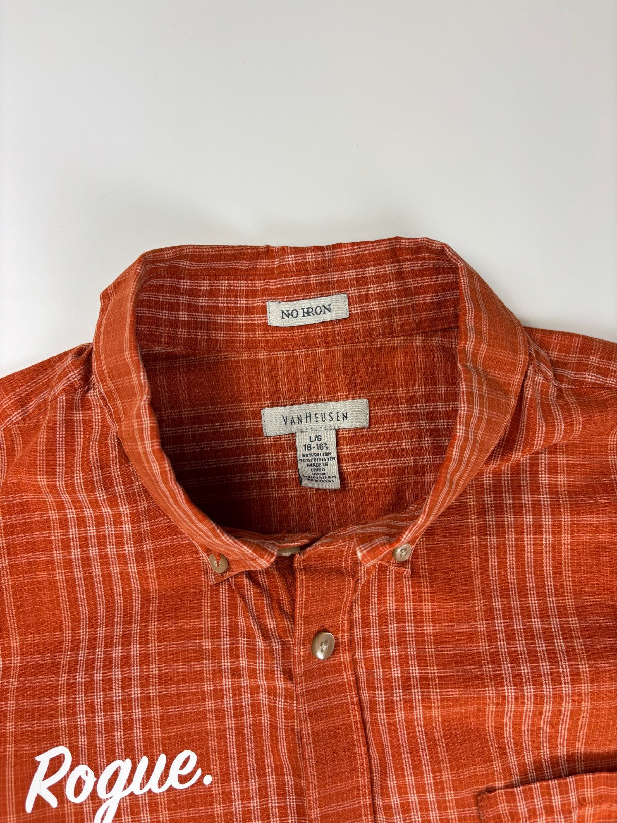 Vintage Roguehaus Plaid Cropped Button Up Shirt