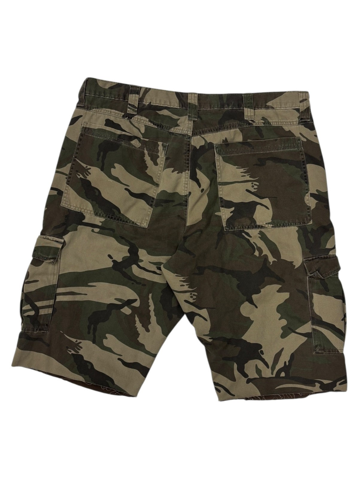 Vintage Wrangler Military Camo Cargo Shorts