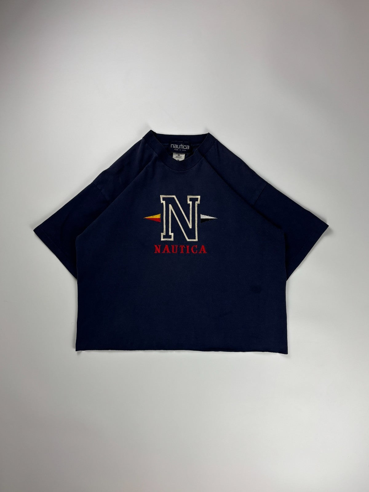 Vintage Nautica Cropped Tee