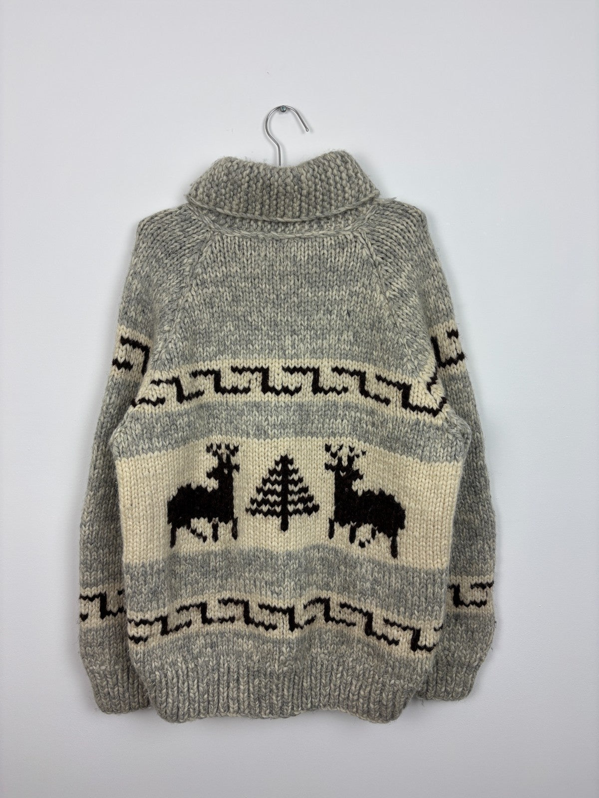 1970s Vintage Kanata Hand Knit Cowichan Sweater
