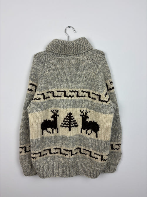 1970s Vintage Kanata Hand Knit Cowichan Sweater
