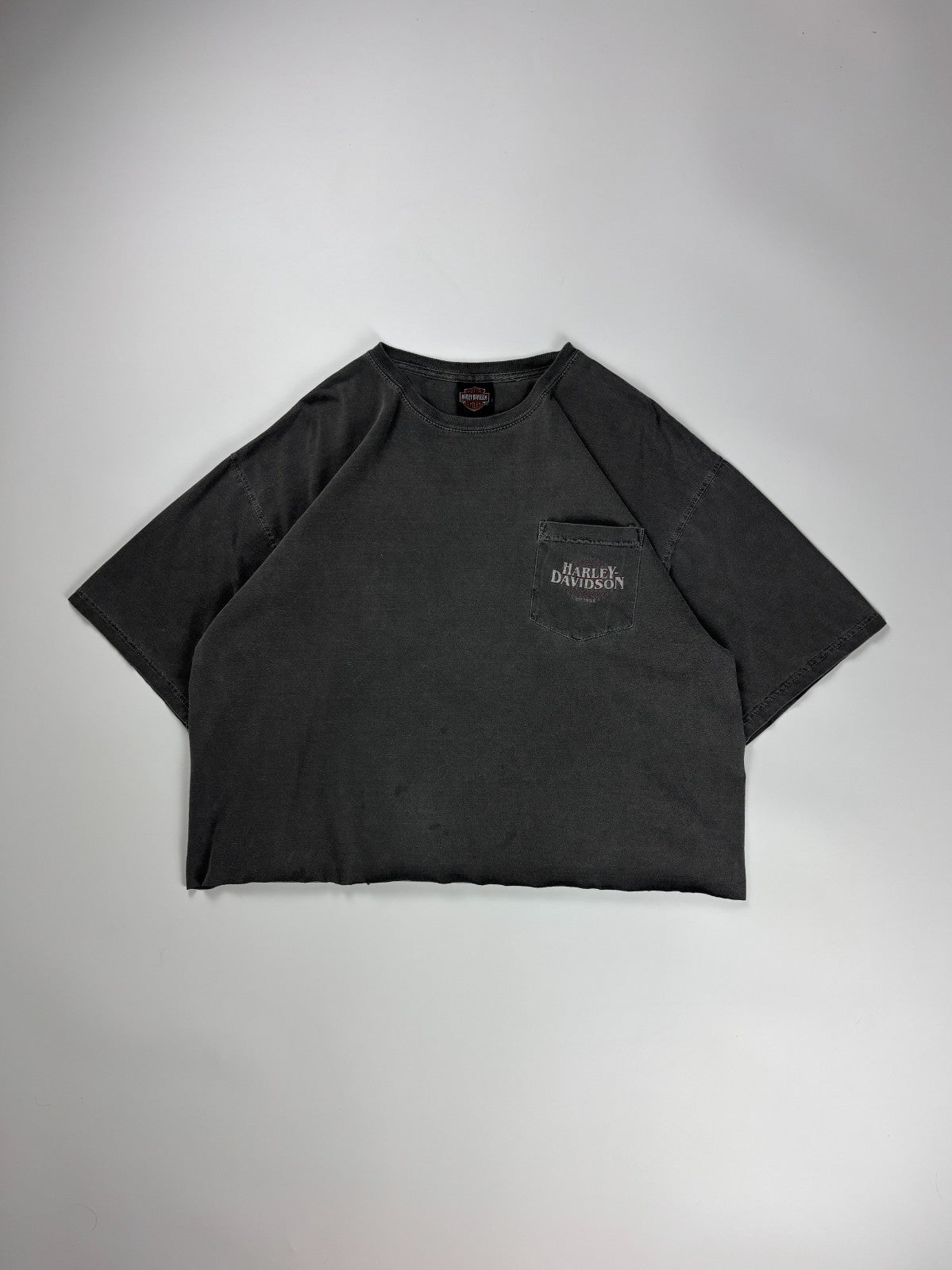 Vintage Harley Davidson Cropped Tee