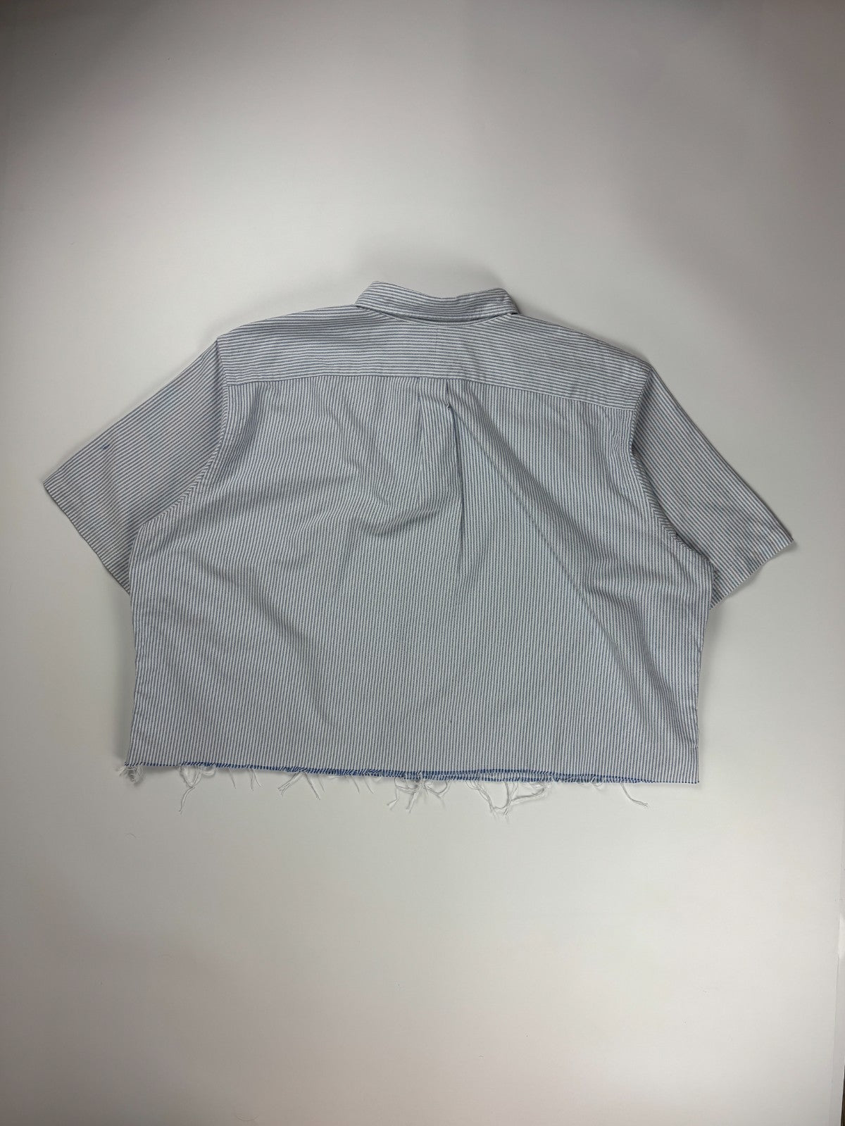 Vintage Polo Ralph Lauren Striped Cropped Button Up Shirt