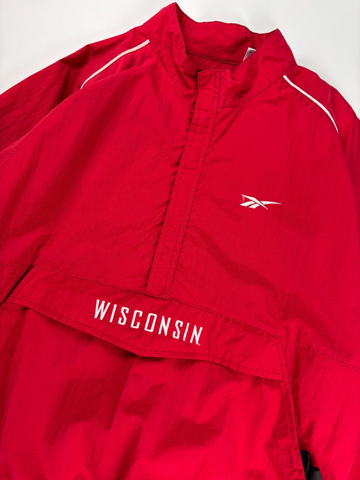Vintage Reebok Wisconsin Badgers Windbreaker Jacket