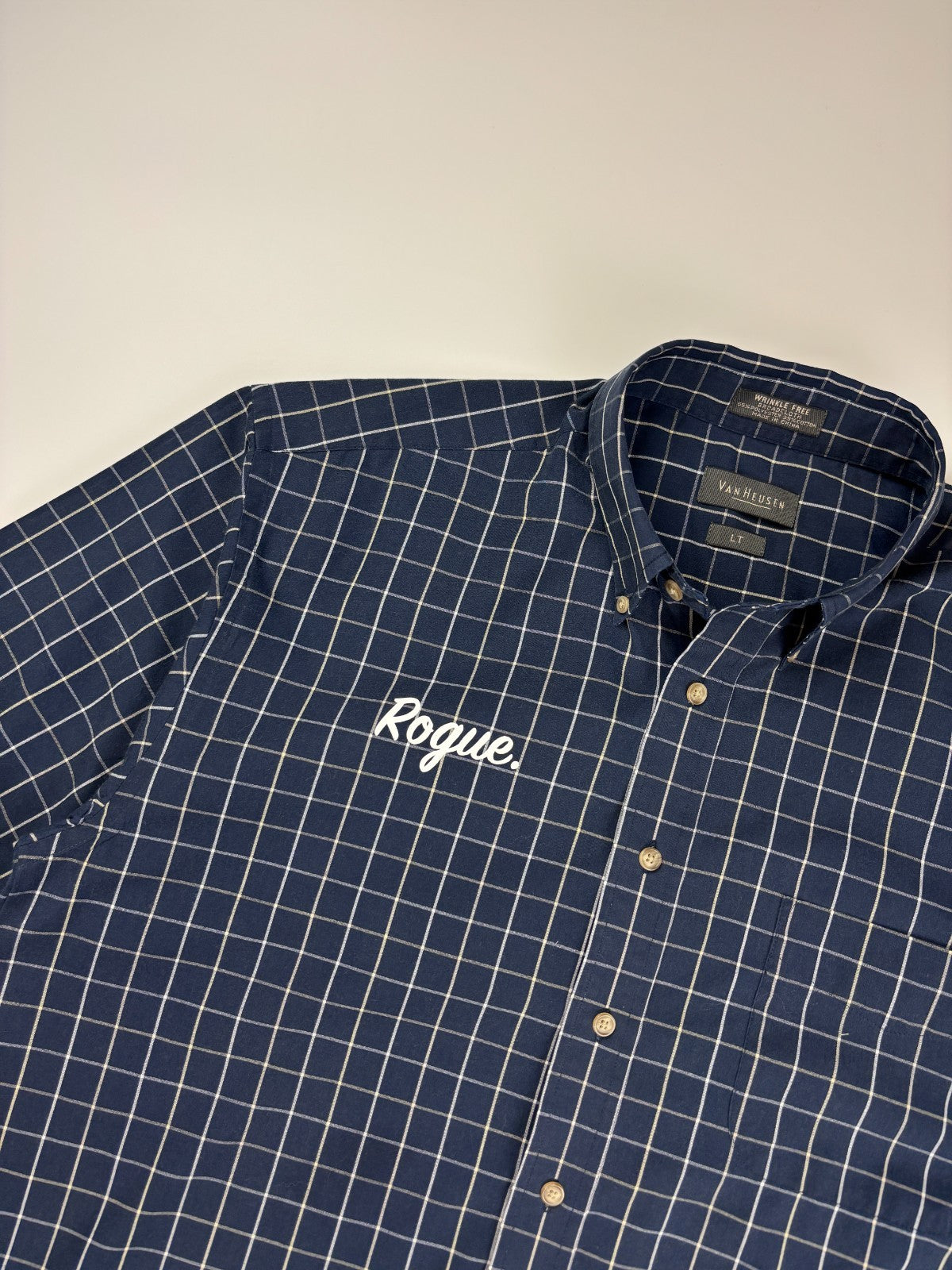 Vintage Roguehaus Plaid Cropped Button Up Shirt