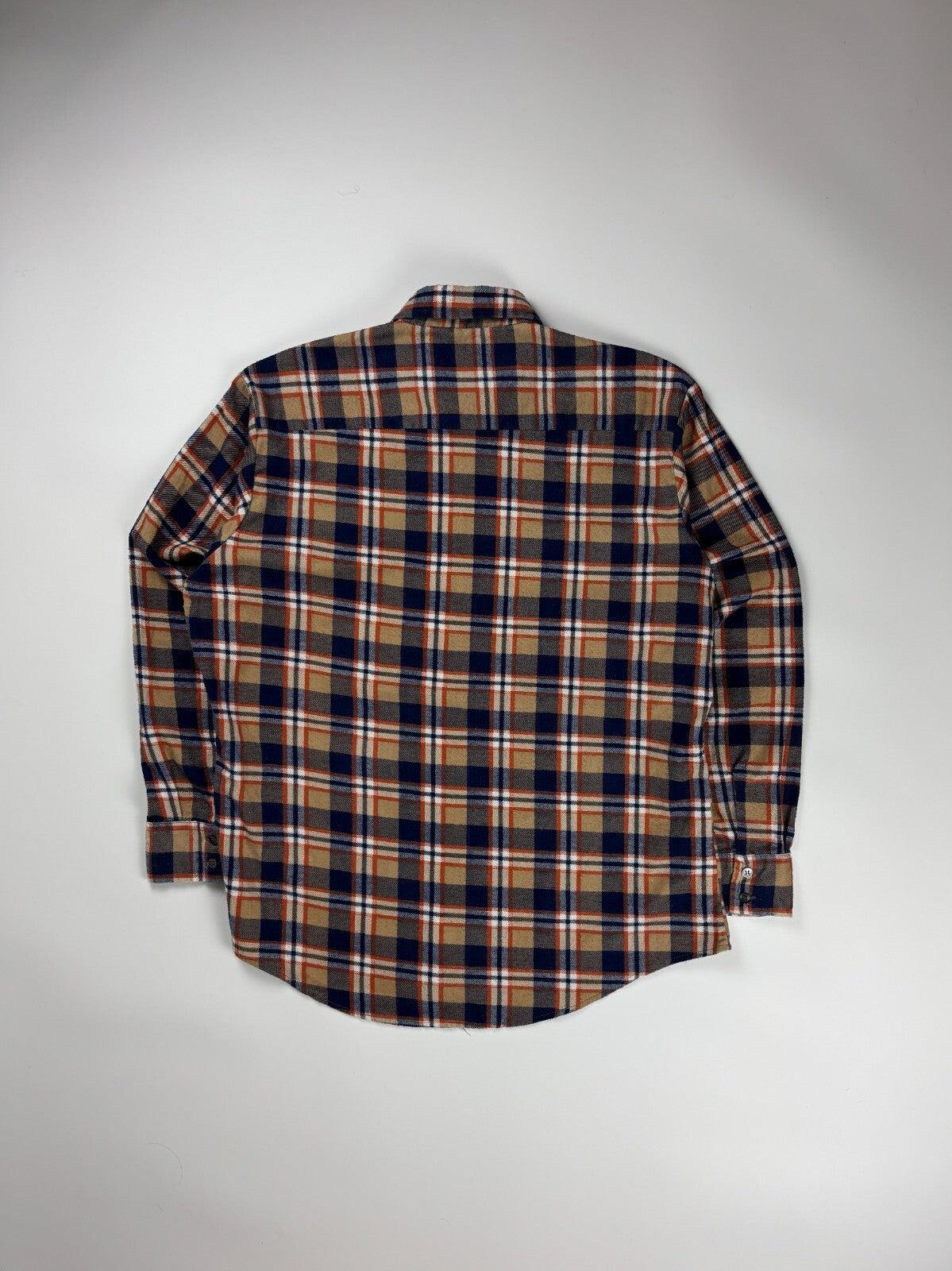 Vintage Hadway Plaid Button Up Flannel Shirt