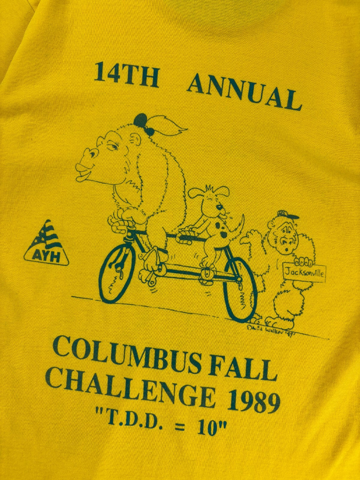 Vintage Columbus Fall Gorilla Ringer Tee