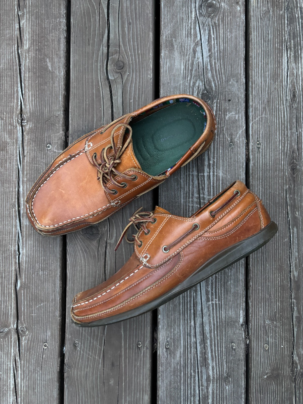 Vintage Leather Boat Shoes
