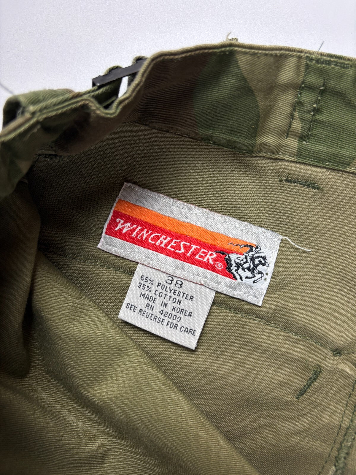 Vintage Military Camo Cargo Shorts