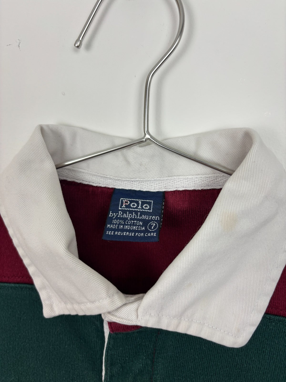1990s Vintage Kids Polo Ralph Lauren Rugby Polo