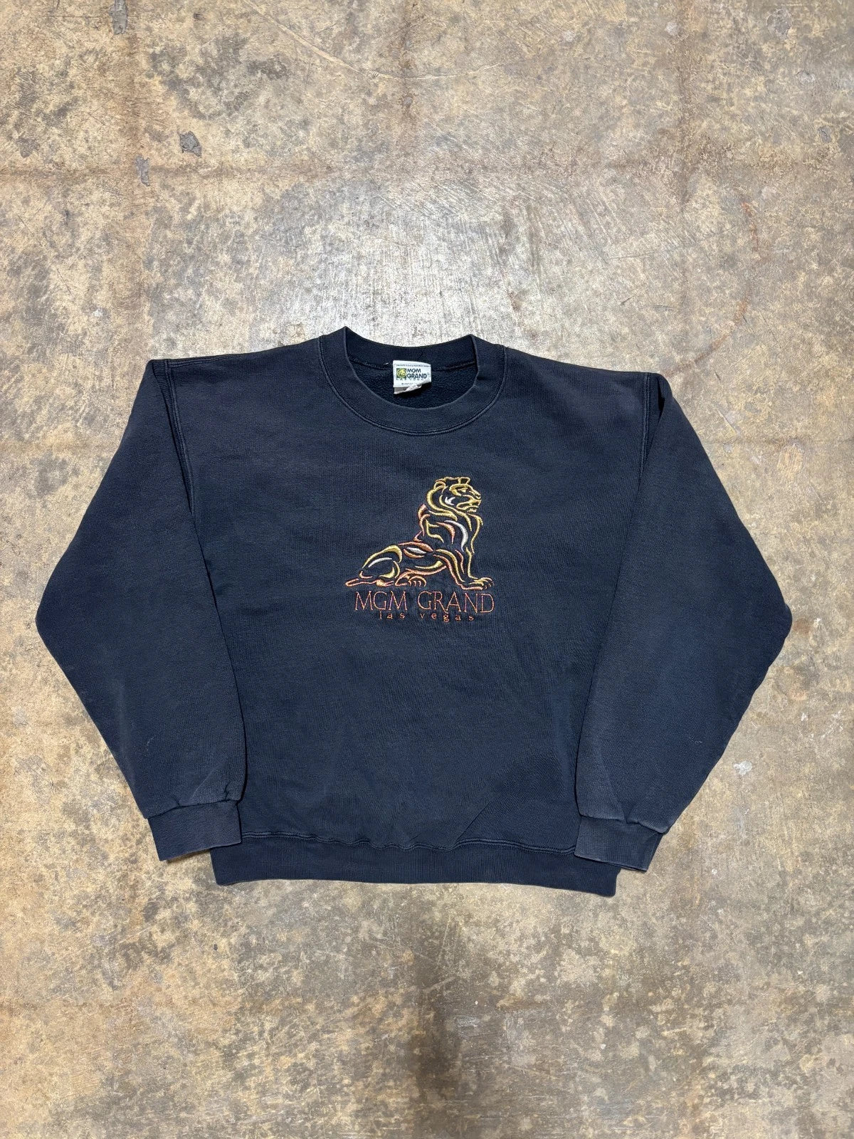 Vintage 1990s MGM Grand Las Vegas Sweatshirt - Size Medium - Black