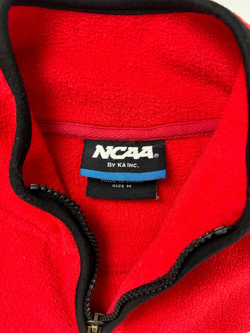 Vintage Ohio State University Fleece Sweater / NCAA Collegiate / Medium Red