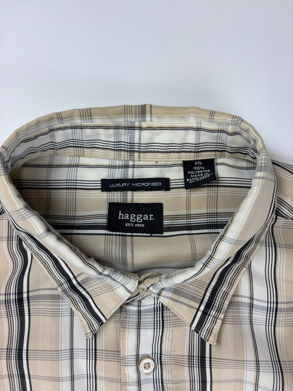 Vintage Roguehaus Plaid Cropped Button Up Shirt