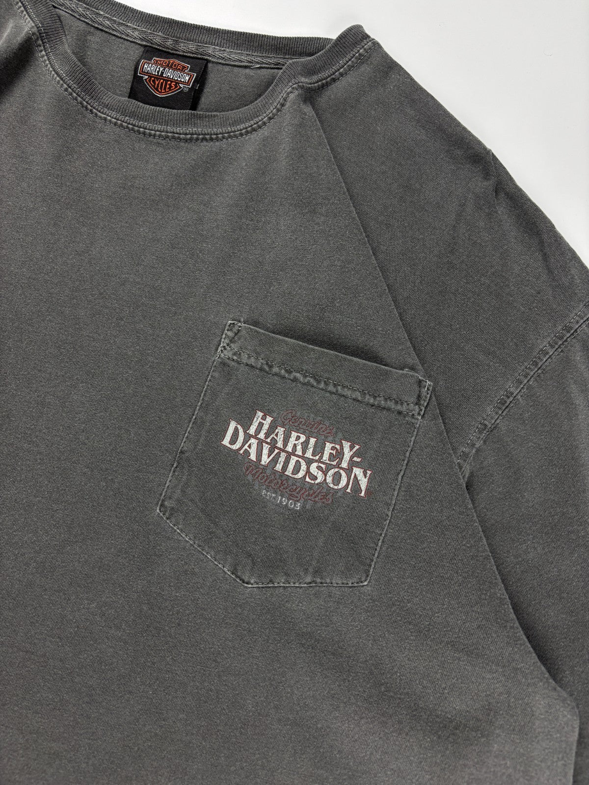 Vintage Harley Davidson Cropped Tee