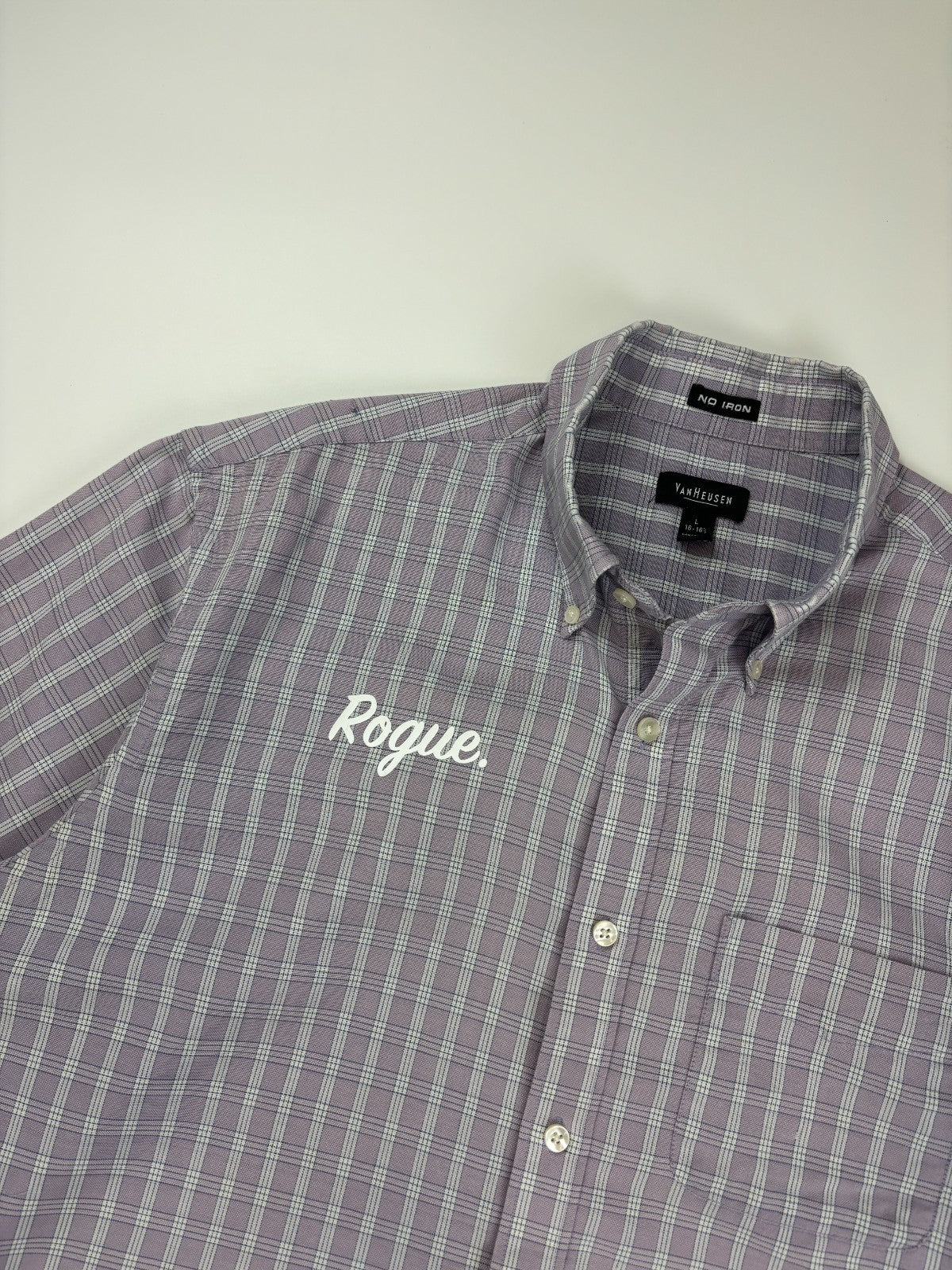 Vintage Roguehaus Plaid Cropped Button Up Shirt