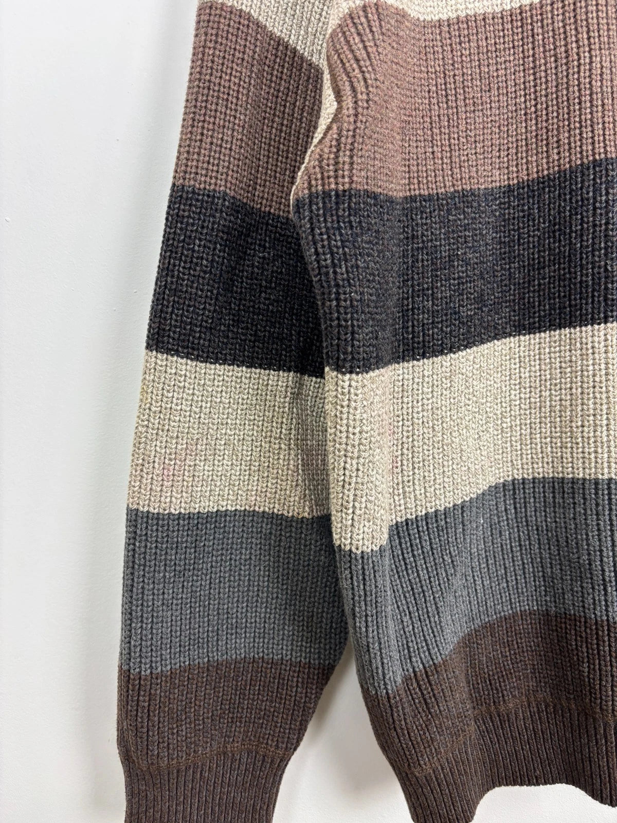 Vintage Brown Oversized Tommy Hilfiger Knit Sweater - Size XXL