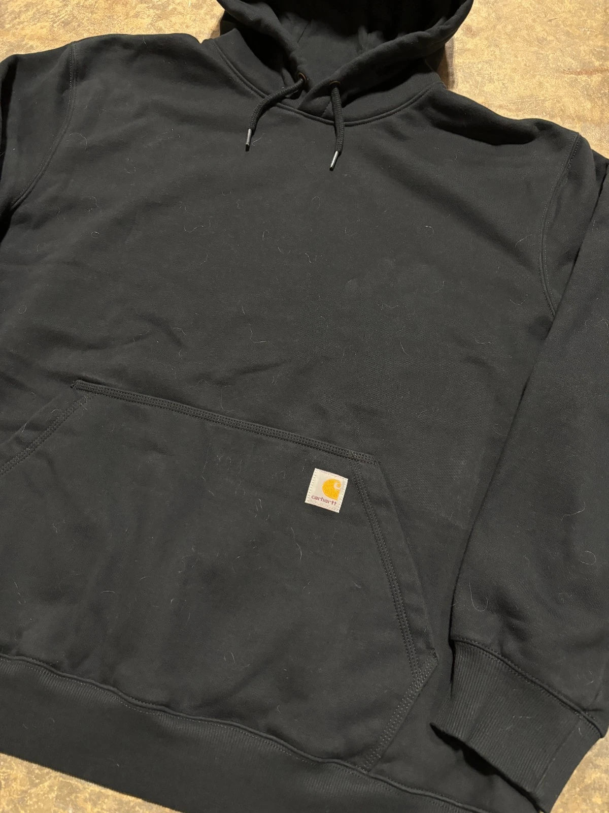 Vintage Carhartt Hoodie - Workwear Sweater - Size 2XL - Black