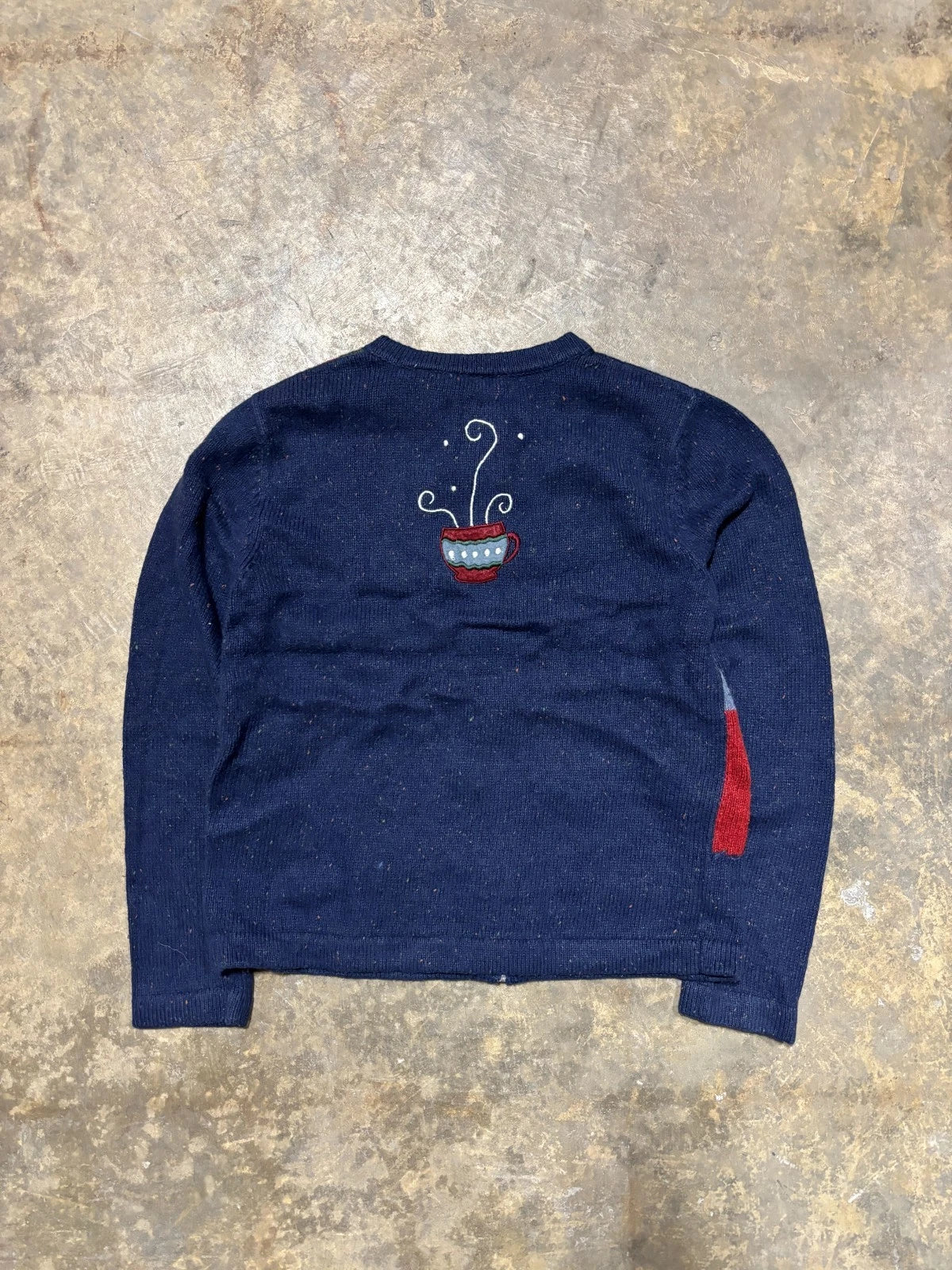 Vintage Croft & Barrow Petite Winter Knit Sweater / Size Small / Blue Green