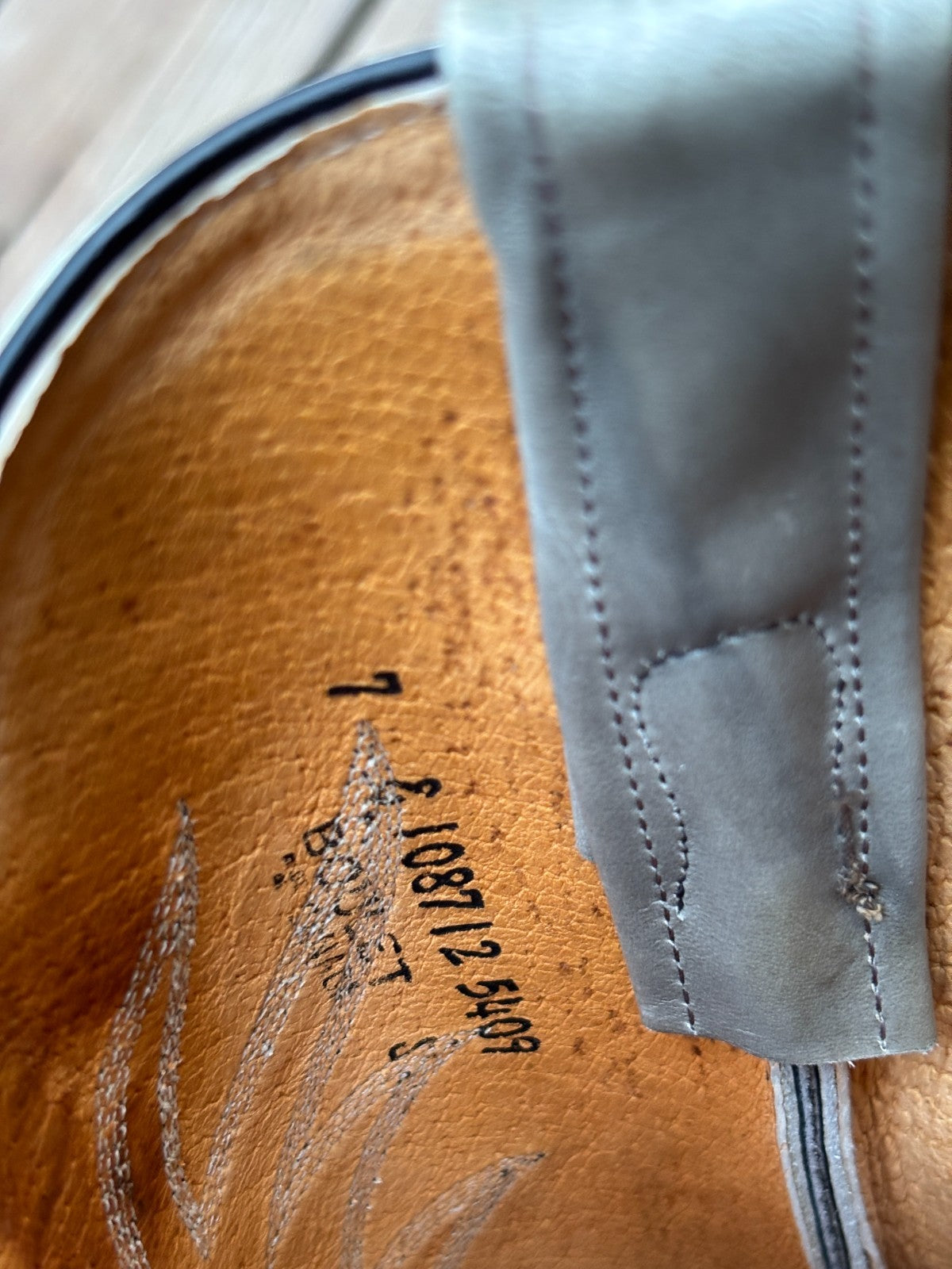 Vintage Boulet Leather Cowboy Boots