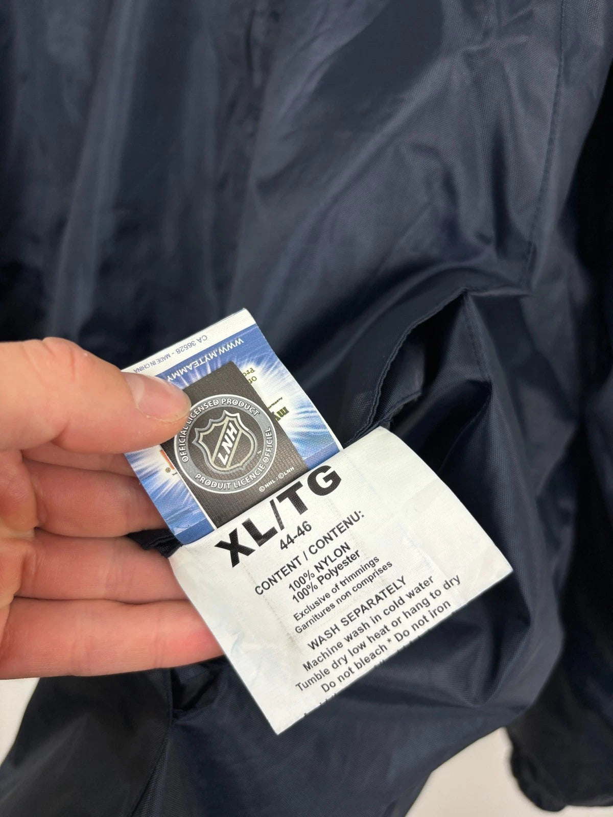 Vintage Blue Toronto Maple Leafs Jacket - Reversible - Size XXL