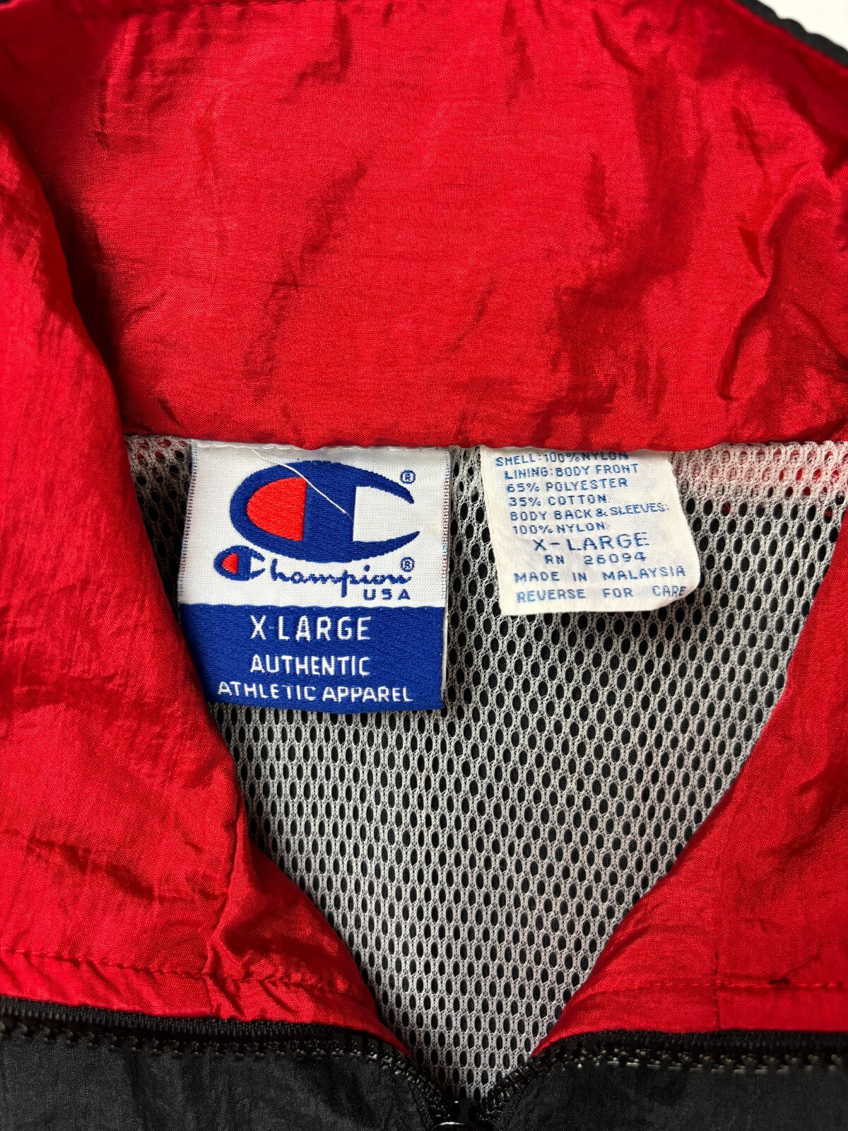 Vintage Champion Indiana University Windbreaker Jacket