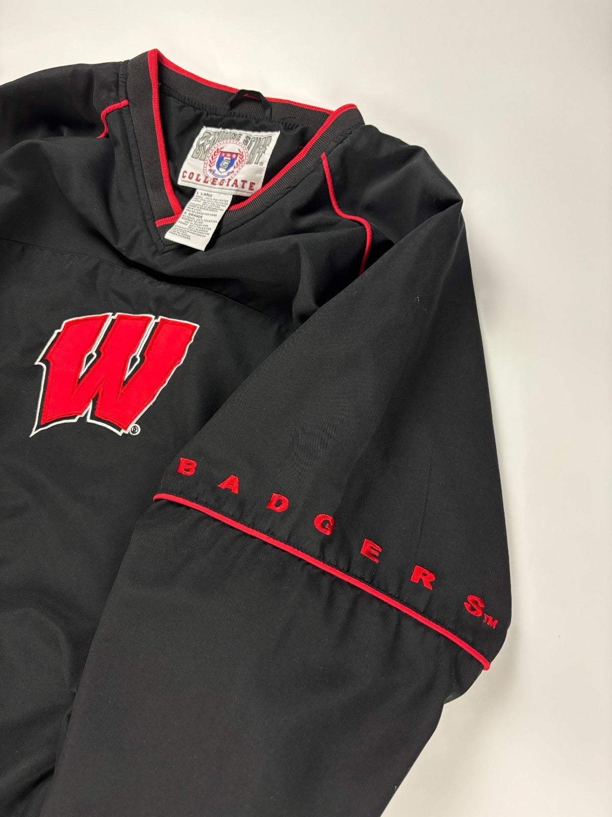 Vintage Wisconsin Badgers Windbreaker Jacket