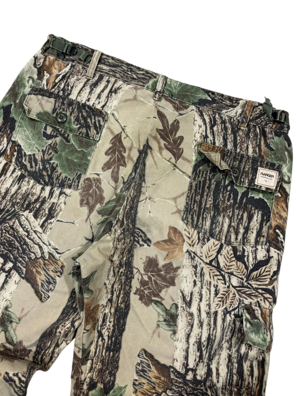 Vintage Real Tree Camo Pants - Large - Adjustable Trousers