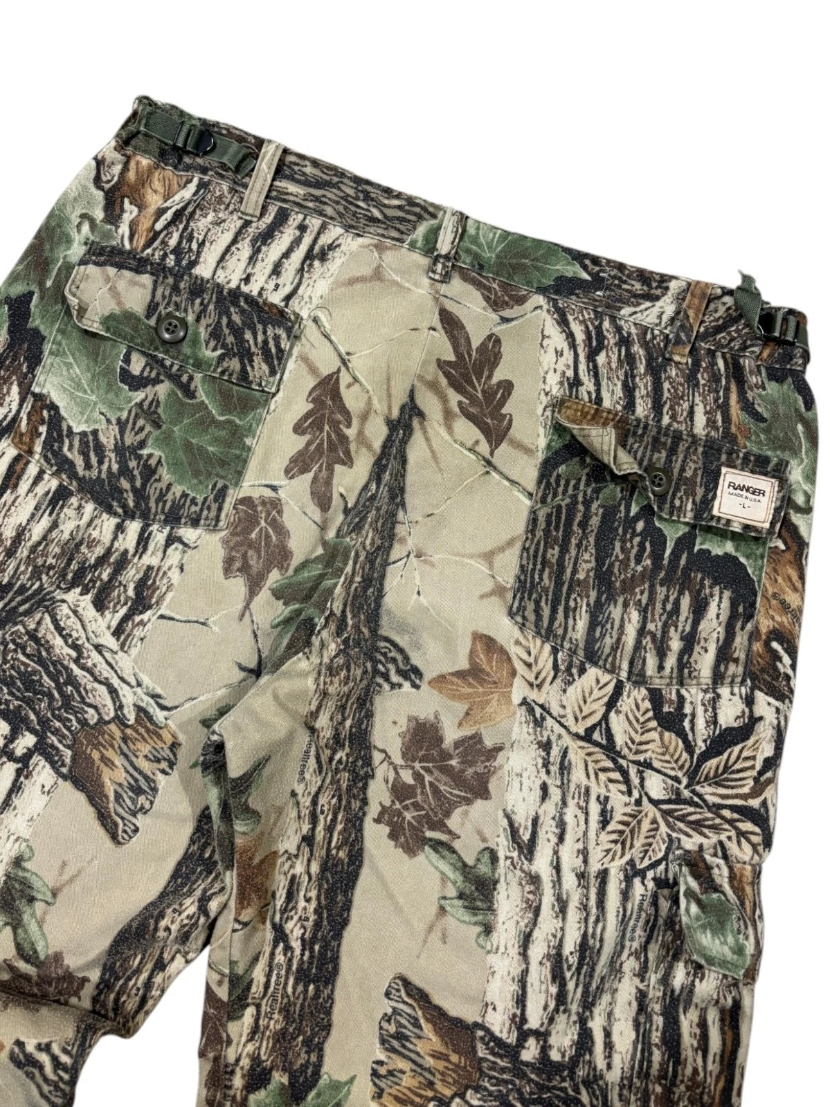 Vintage Real Tree Camo Pants - Large - Adjustable Trousers