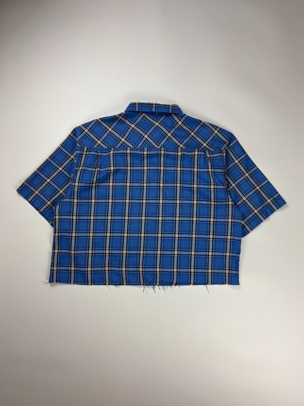 Vintage Americaware Plaid Cropped Button Up Shirt