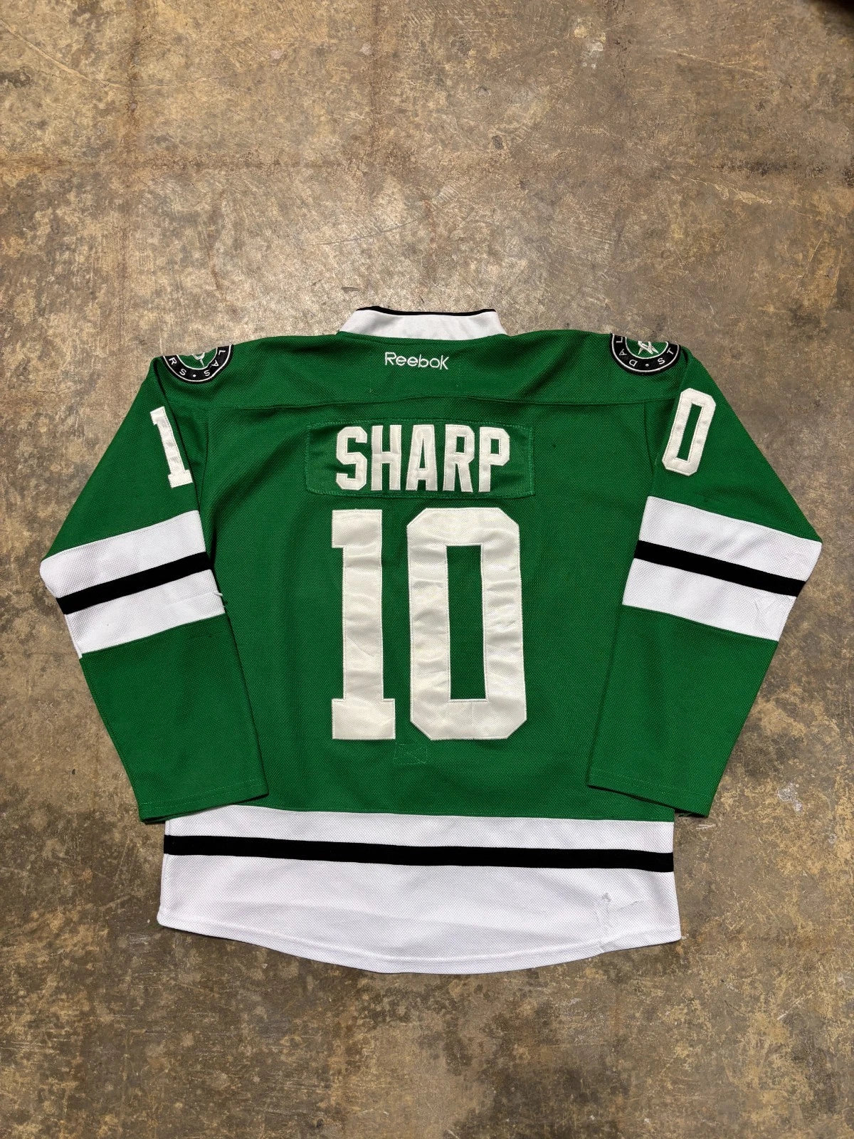 Vintage Dallas Stars Jersey / Patrick Sharp #10 / NHL / Reebok Green Size Large