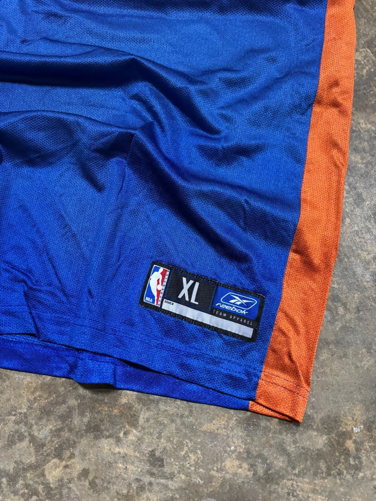 Vintage New York Knicks Jersey / Antonio Mcdyess #34 / NBA / Blue Size XL