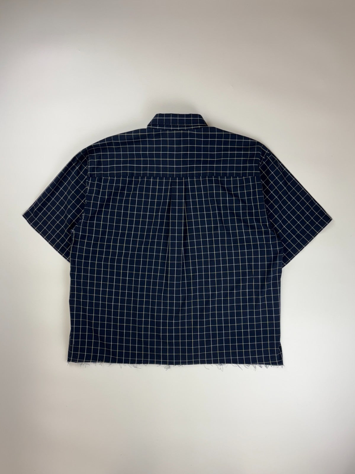 Vintage Roguehaus Plaid Cropped Button Up Shirt
