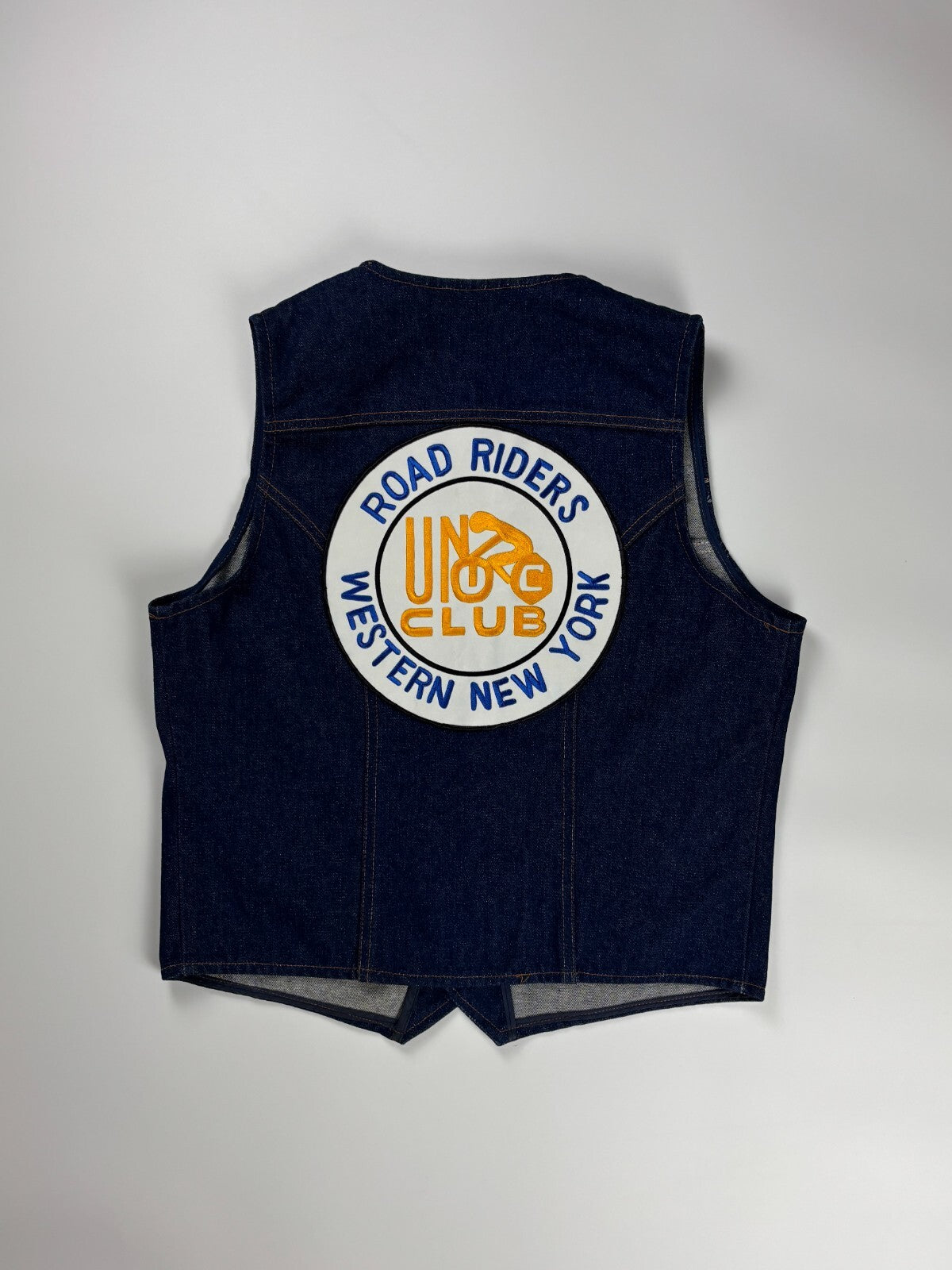 Vintage Wrangler Bikers New York Denim Vest