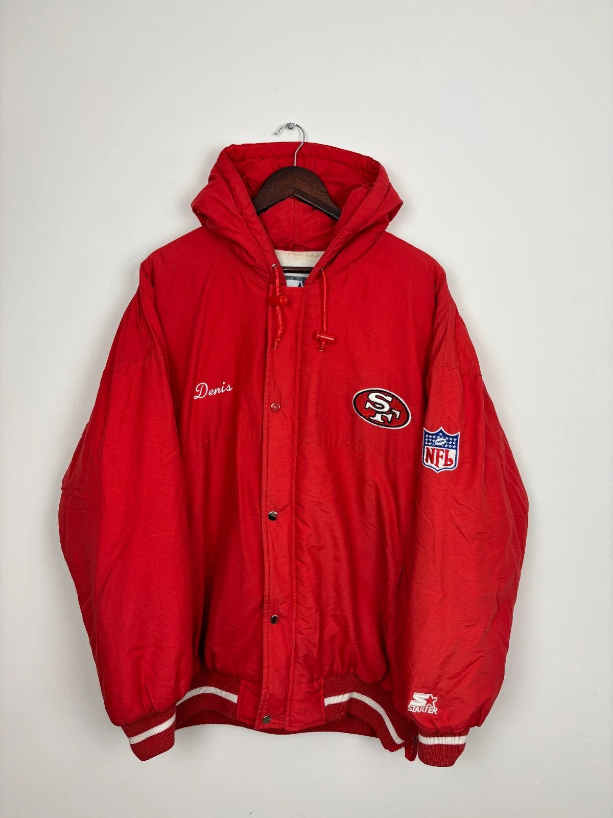 Vintage 1990s Starter San Francisco 49ers Jacket - XL - Red NFL Football