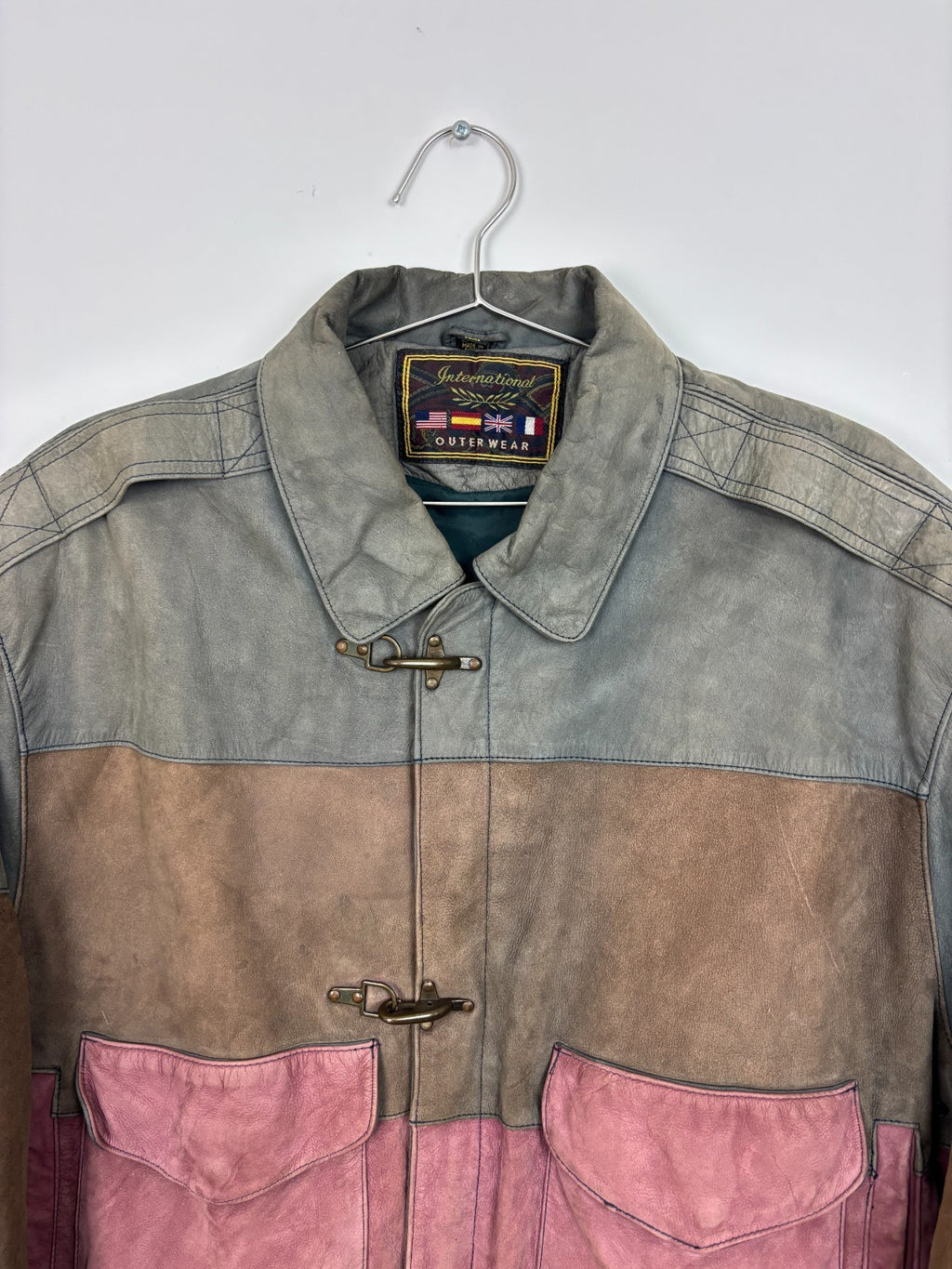 1990s Vintage International Outerwear Suede Bomber Jacket