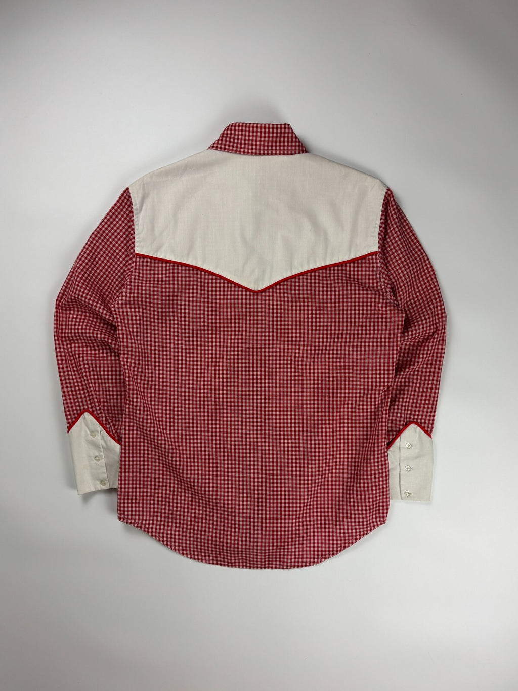 Vintage Western Plaid Button Up Shirt